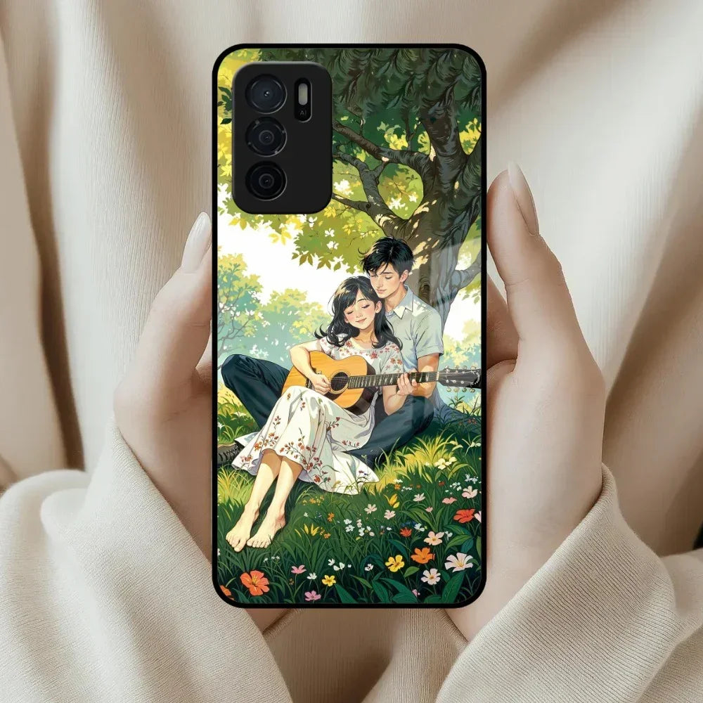 Strings of Love Glass Case Cover For Oppo - ShopOnCliQ