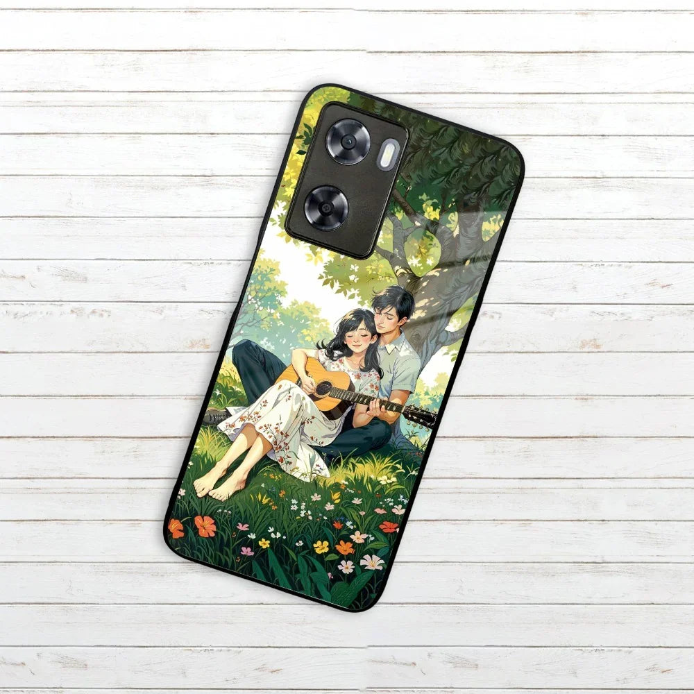 Strings of Love Glass Case Cover For Oppo - ShopOnCliQ