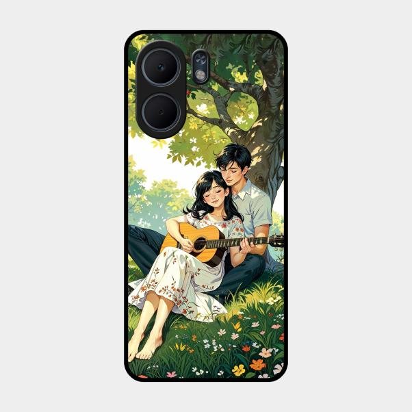 Strings of Love Glass Case Cover For Oppo A5X 5G
