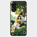 Strings of Love Glass Case Cover For Oppo A78 5G