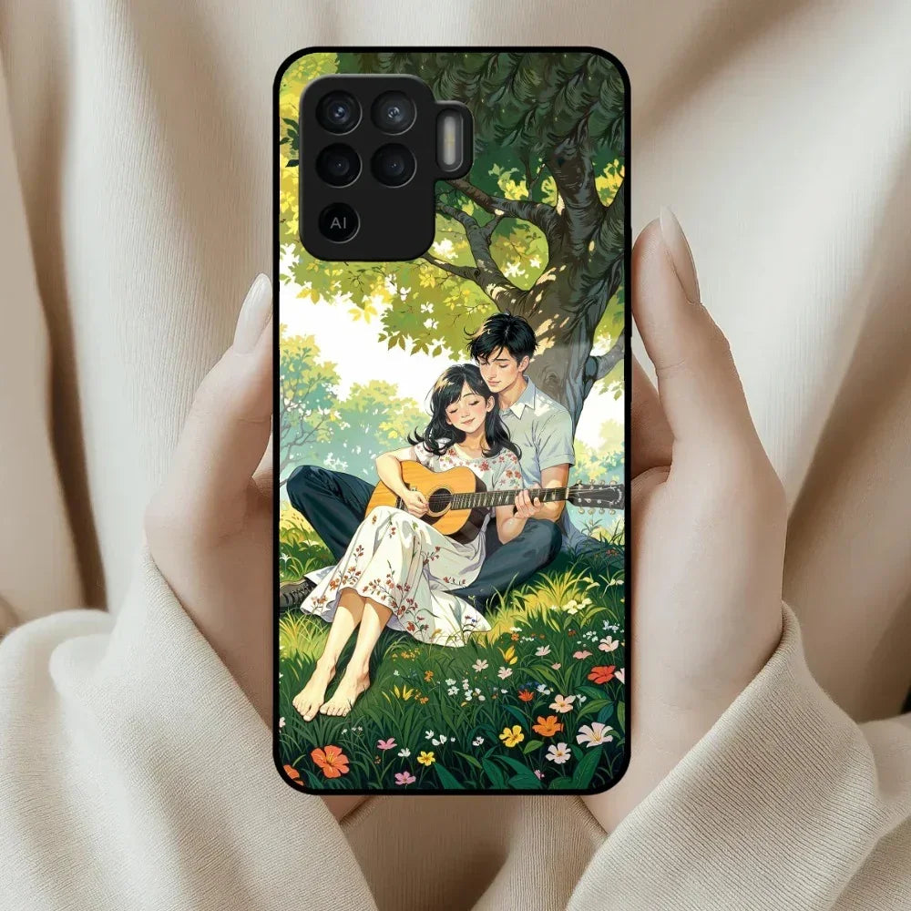 Strings of Love Glass Case Cover For Oppo - ShopOnCliQ