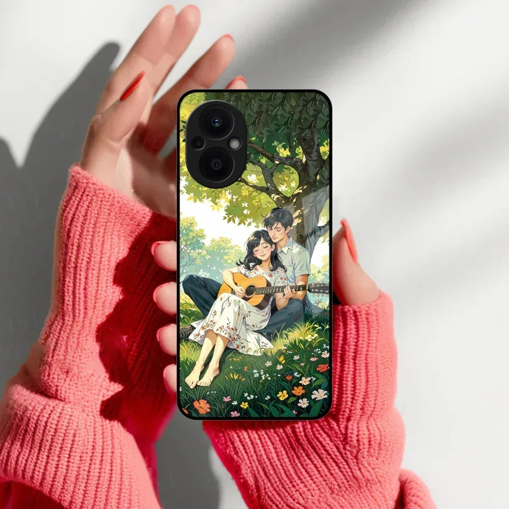 Strings of Love Glass Case Cover For Oppo - ShopOnCliQ
