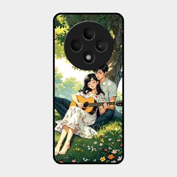 Strings of Love Glass Case Cover For Oppo F27 5G