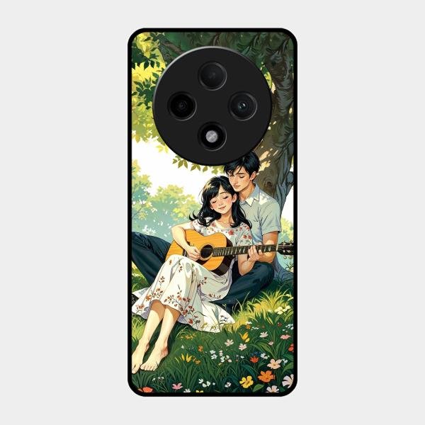 Strings of Love Glass Case Cover For Oppo F27 Pro Plus 5G