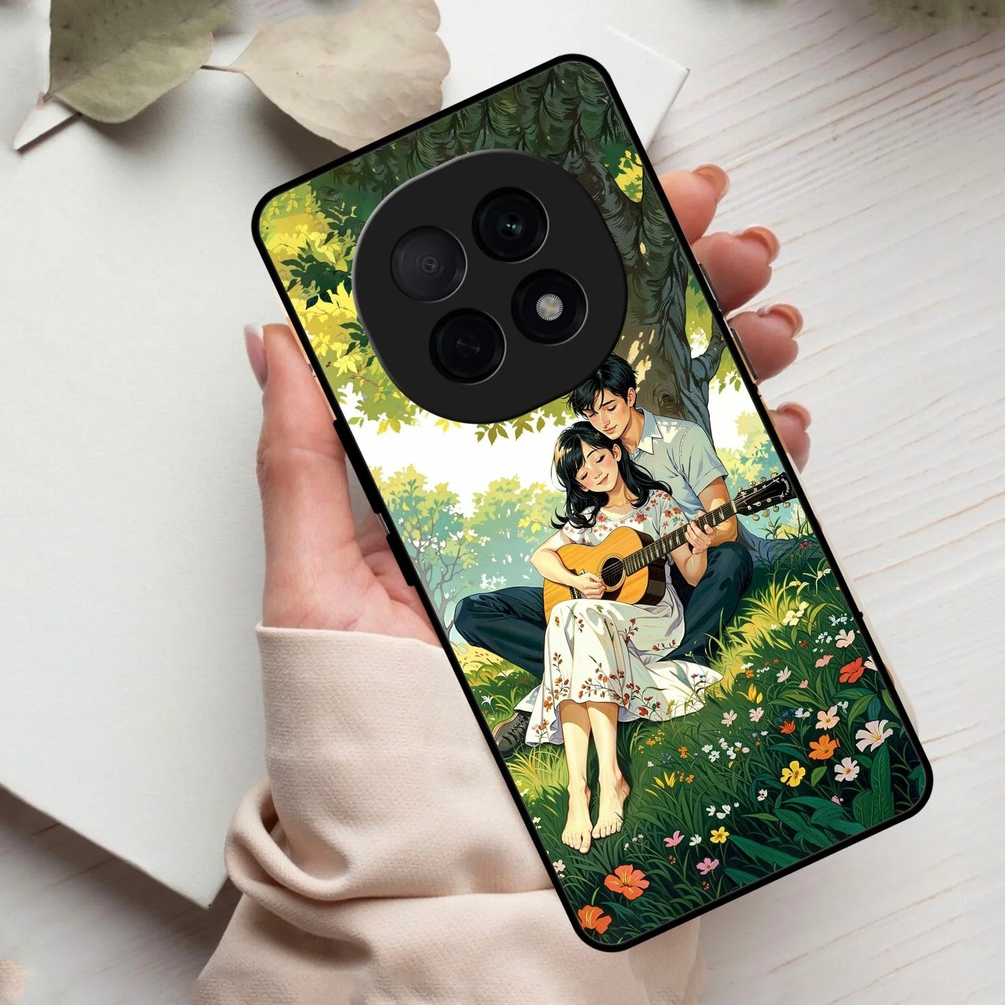 Strings of Love Glass Case Cover For Oppo - ShopOnCliQ