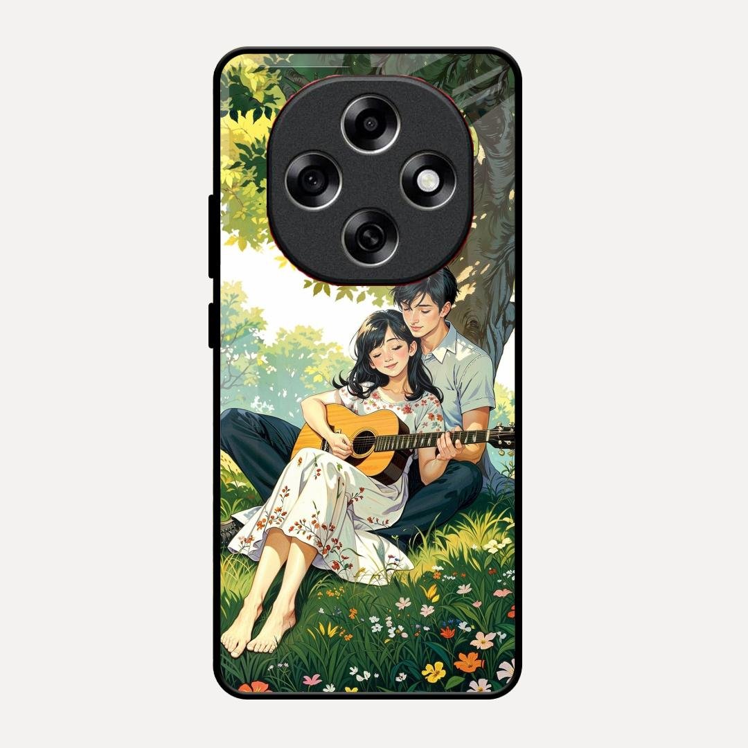 Strings of Love Glass Case Cover For Oppo F31 Pro 5G