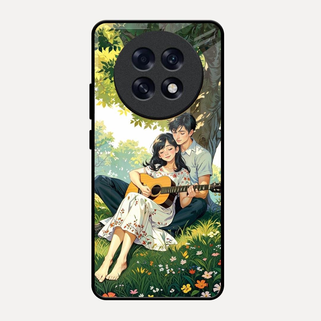 Strings of Love Glass Case Cover For Oppo F31 Pro Plus 5G