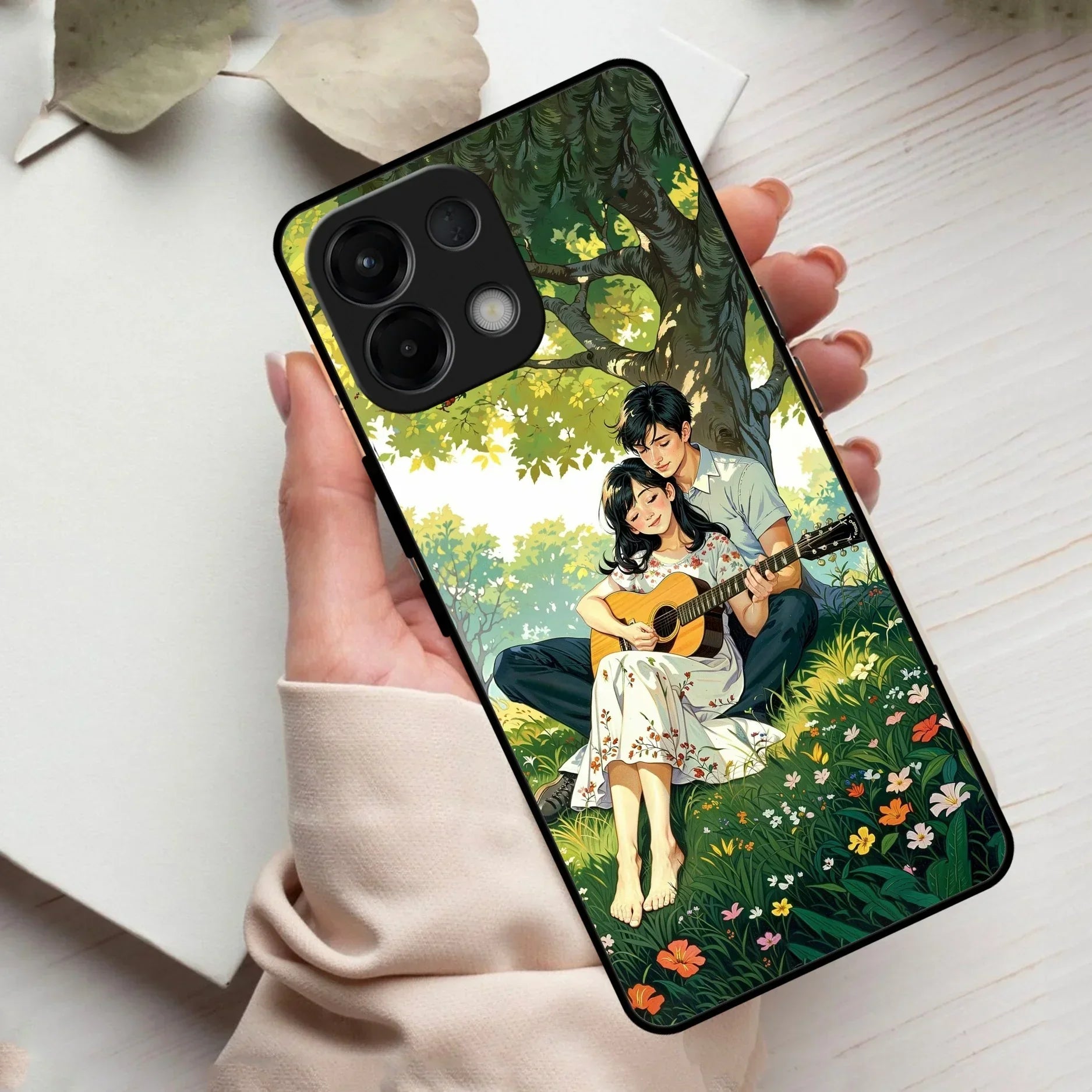 Strings of Love Glass Case Cover For Oppo - ShopOnCliQ