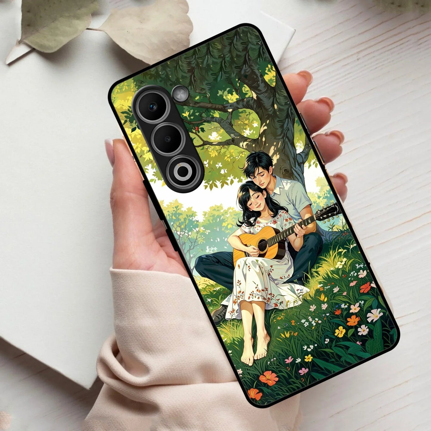 Strings of Love Glass Case Cover For Oppo - ShopOnCliQ