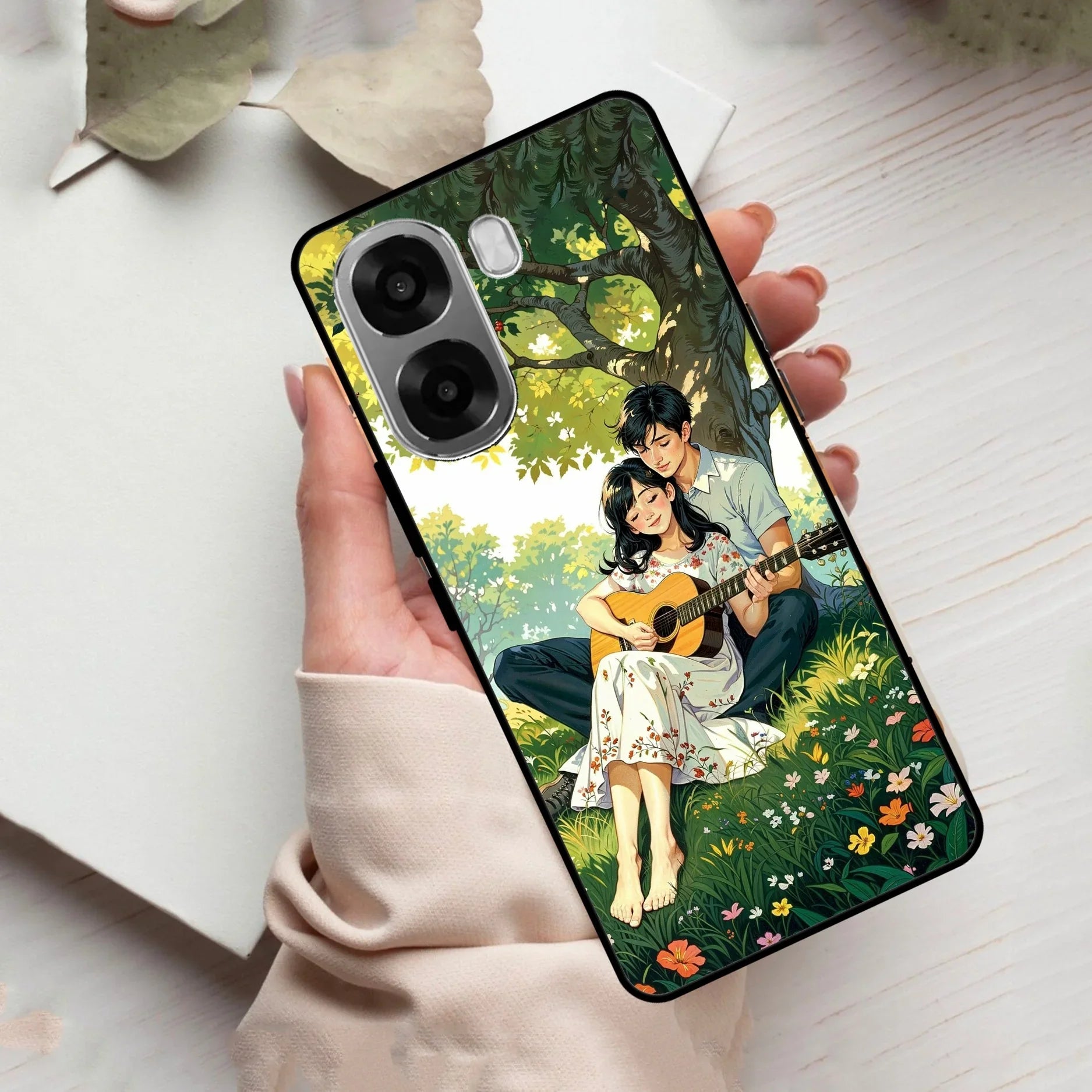 Strings of Love Glass Case Cover For Oppo