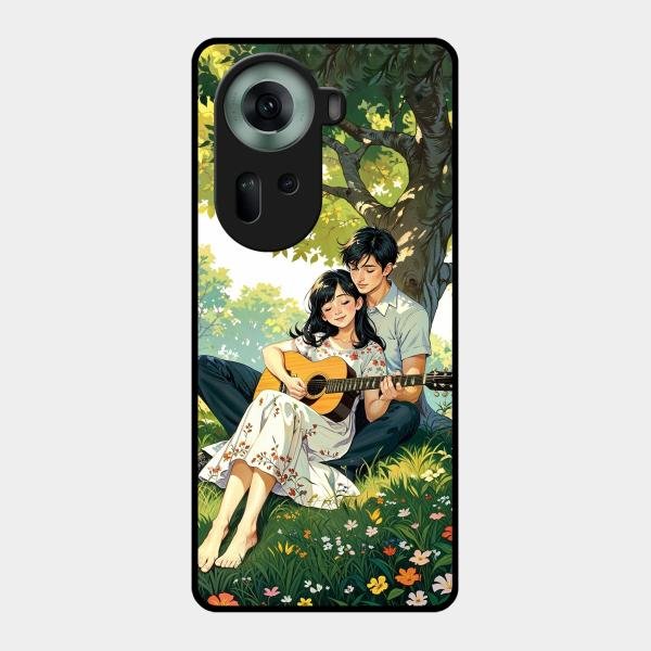 Strings of Love Glass Case Cover For Oppo Reno 11 5G