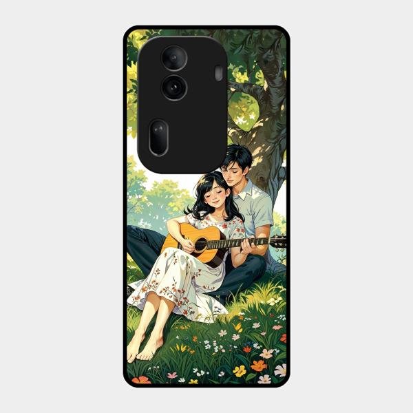 Strings of Love Glass Case Cover For Oppo Reno 11 Pro 5G