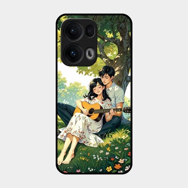 Strings of Love Glass Case Cover For Oppo Reno 13 Pro 5G
