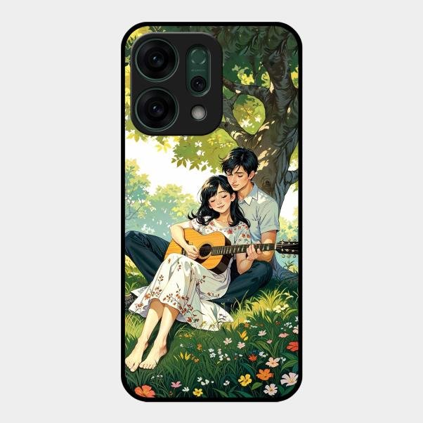 Strings of Love Glass Case Cover For Oppo Reno 14 5G