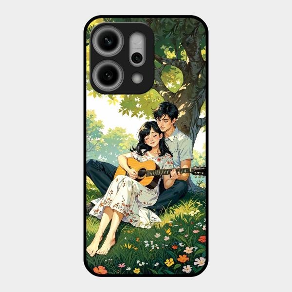 Strings of Love Glass Case Cover For Oppo Reno 14 Pro 5G