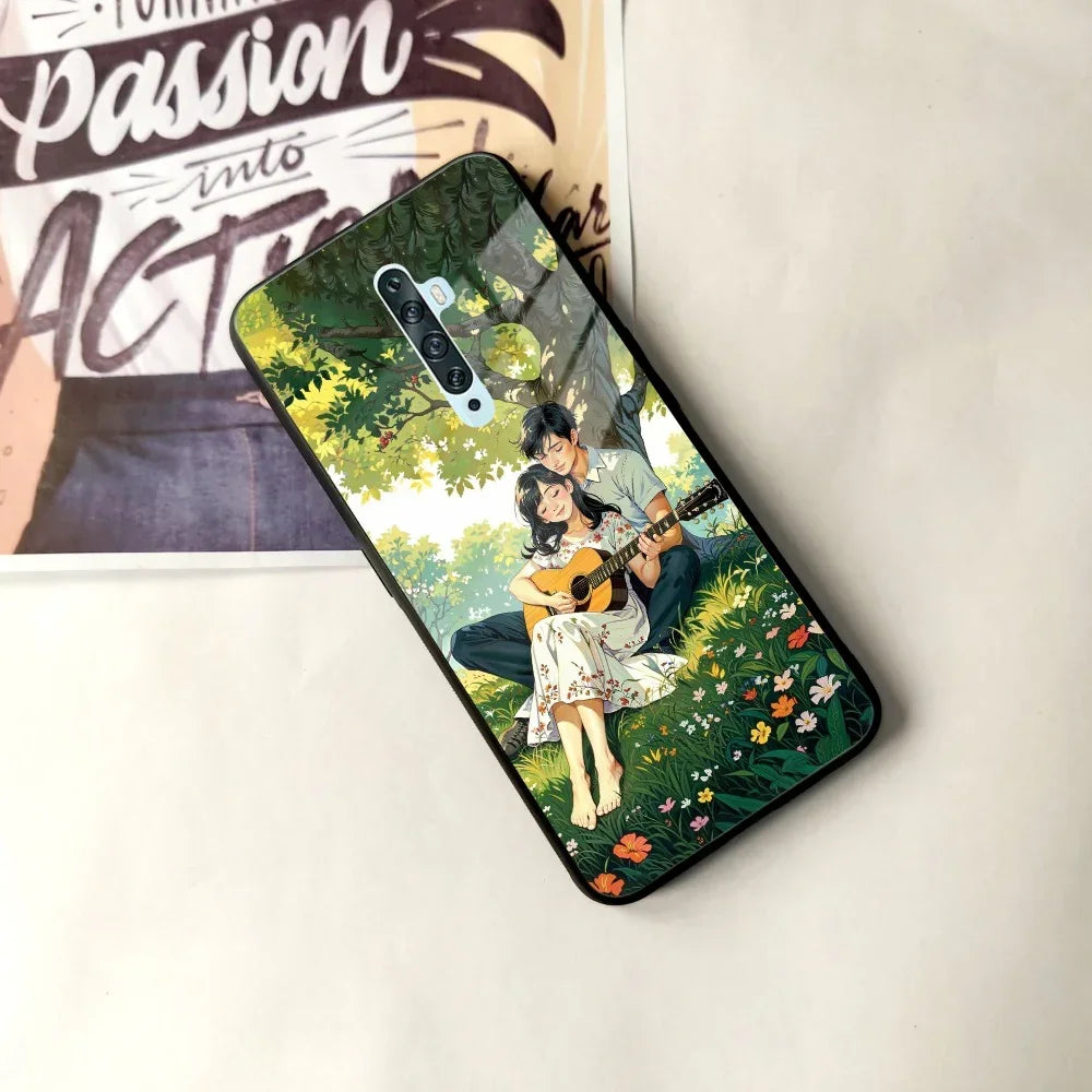 Strings of Love Glass Case Cover For Oppo - ShopOnCliQ