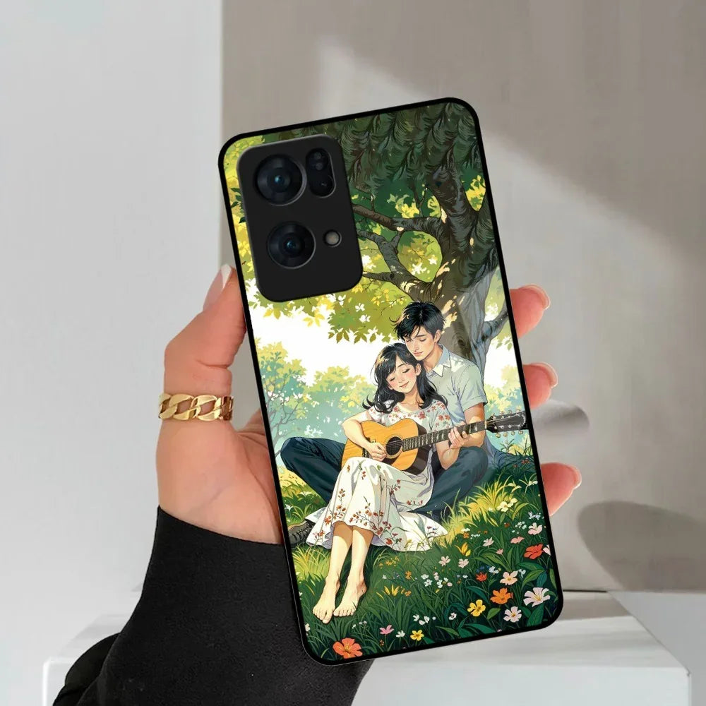 Strings of Love Glass Case Cover For Oppo - ShopOnCliQ