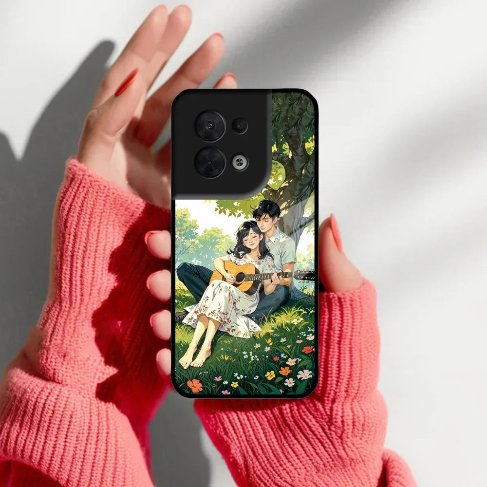 Strings of Love Glass Case Cover For Oppo - ShopOnCliQ