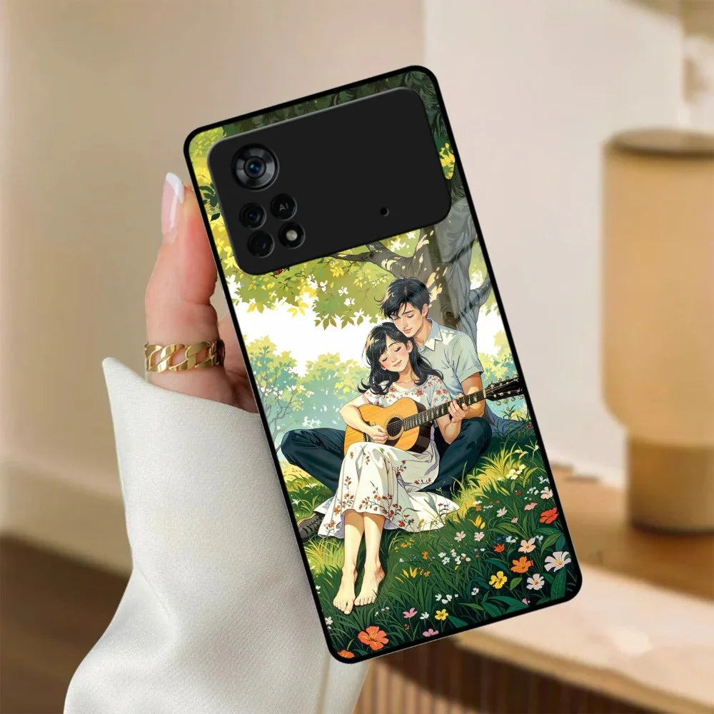 Strings of Love Glass Case Cover For Poco - ShopOnCliQ