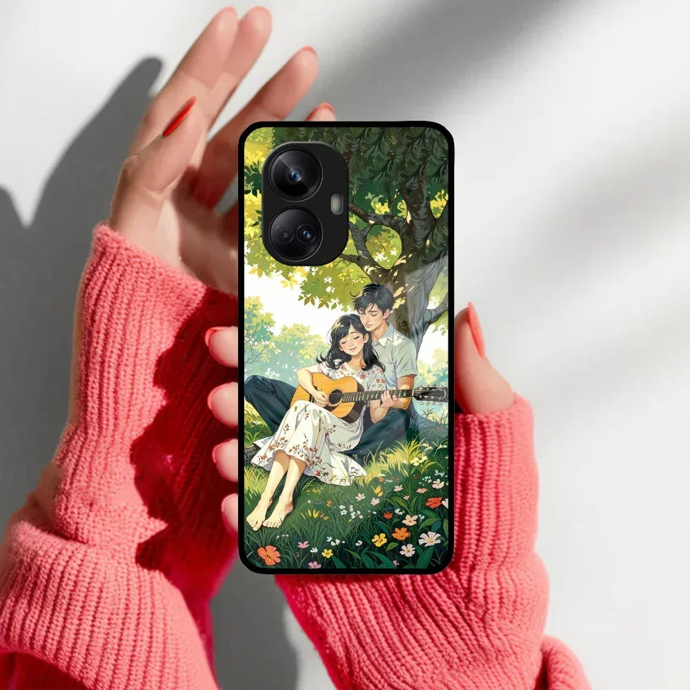 Strings of Love Glass Case Cover For Realme/Narzo - ShopOnCliQ