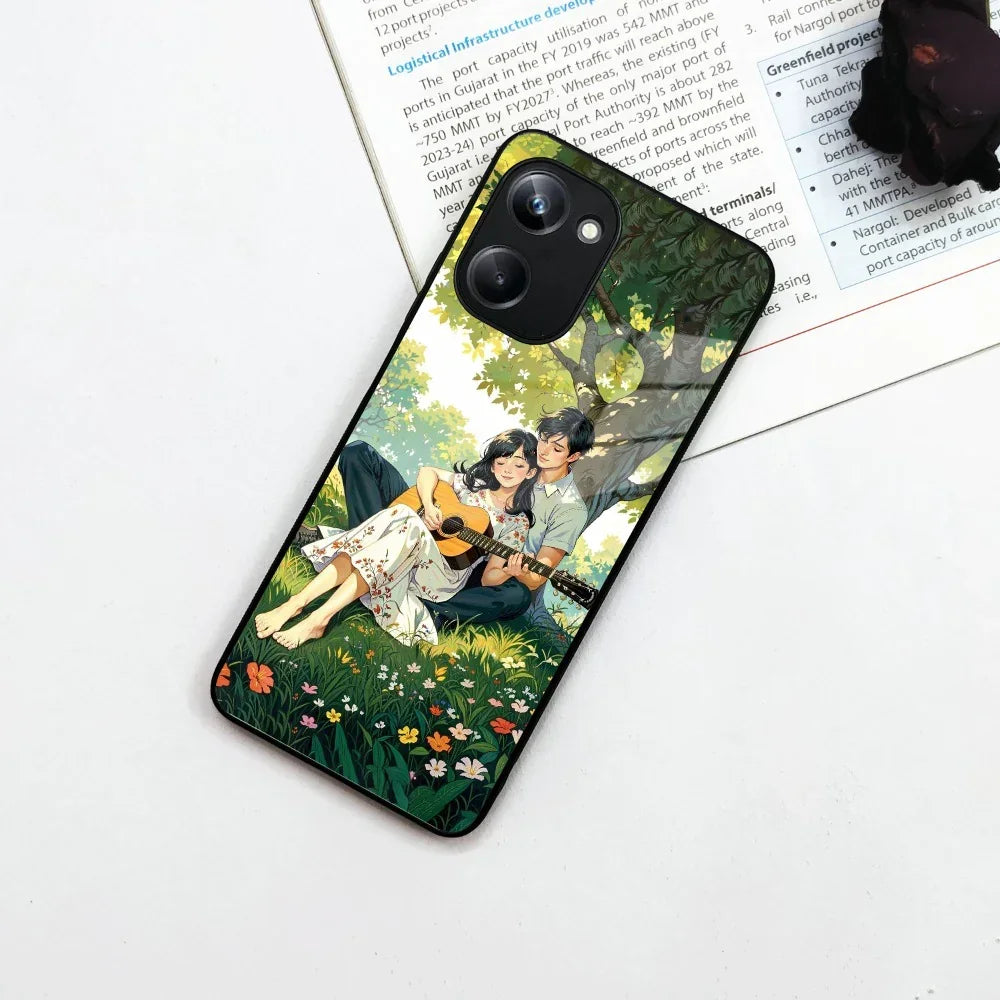 Strings of Love Glass Case Cover For Realme/Narzo - ShopOnCliQ