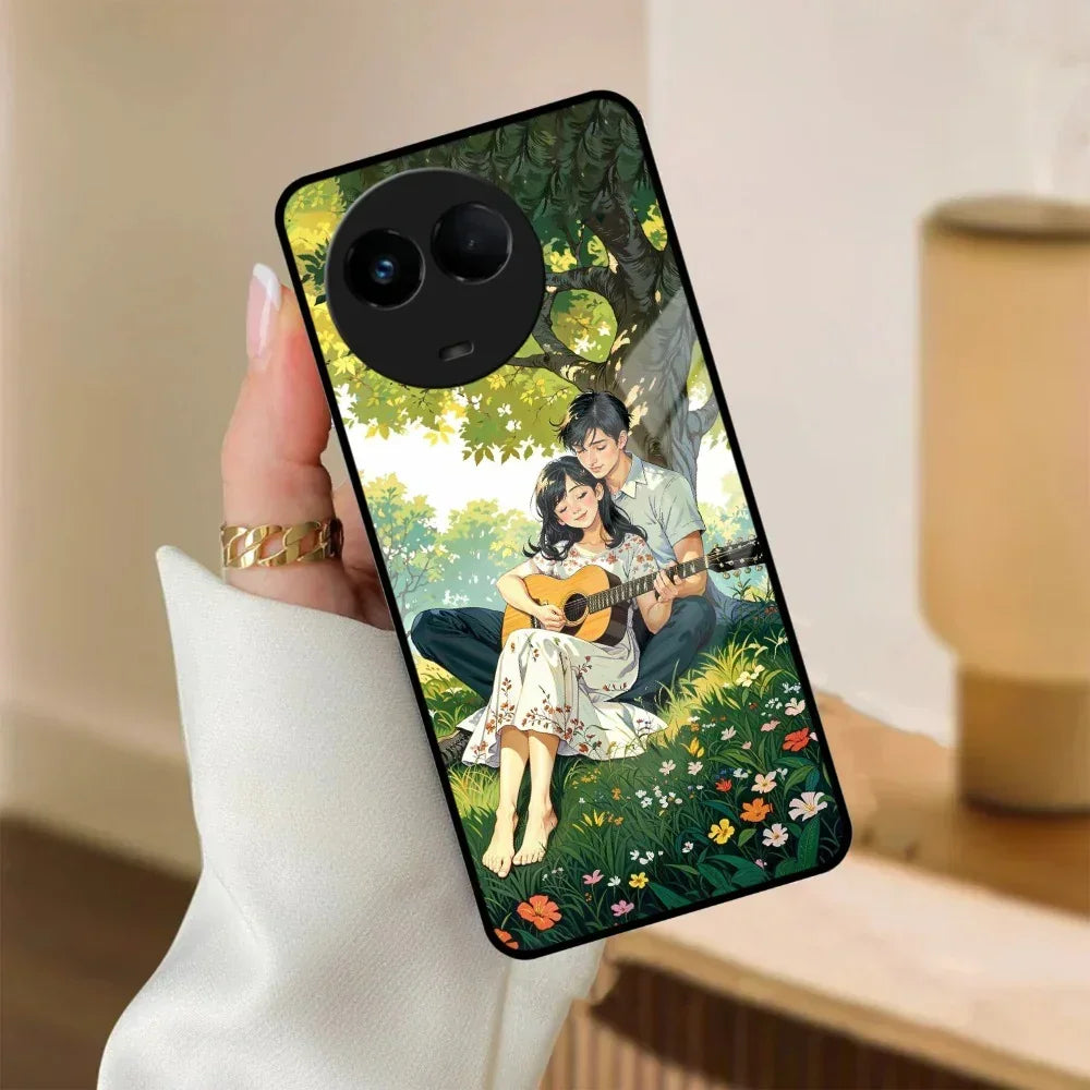 Strings of Love Glass Case Cover For Realme/Narzo - ShopOnCliQ