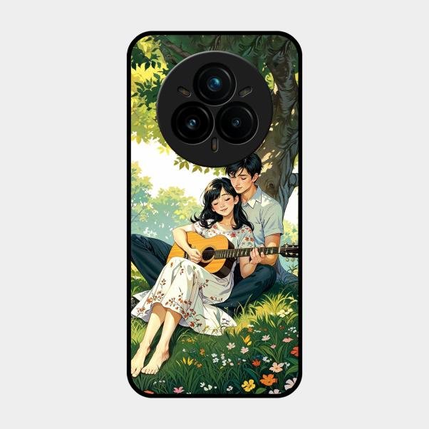 Strings of Love Glass Case Cover For Realme 14 Pro 5G