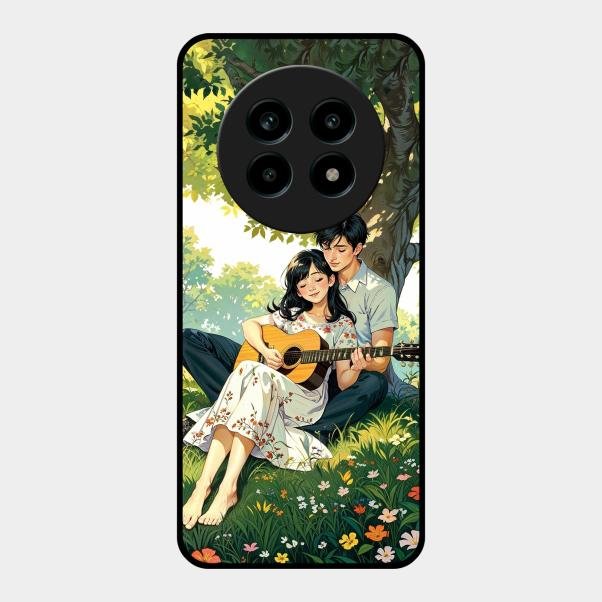 Strings of Love Glass Case Cover For Realme 14 Pro Lite 5G