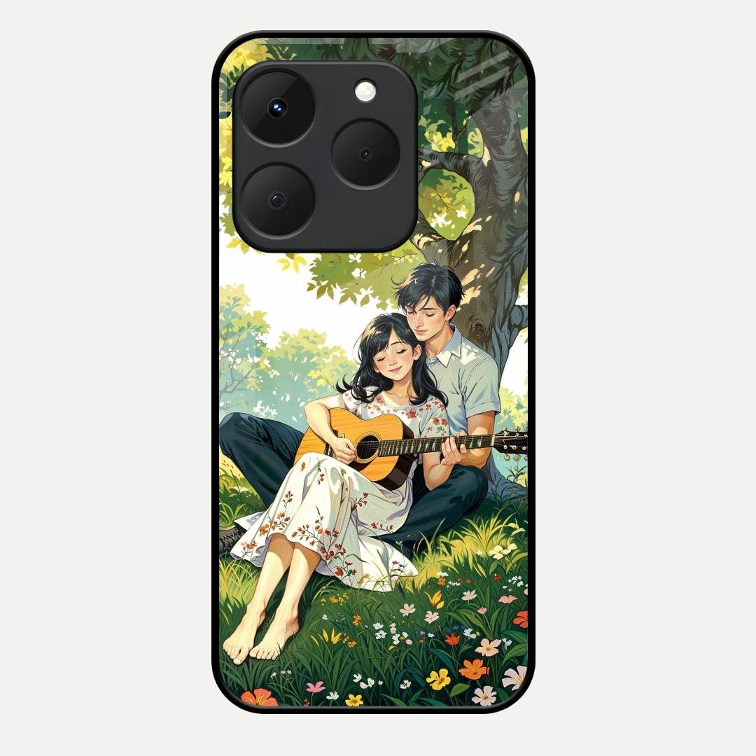 Strings of Love Glass Case Cover For Realme 15T 5G