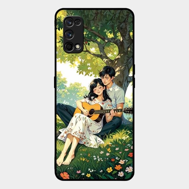 Strings of Love Glass Case Cover For Realme 7 Pro