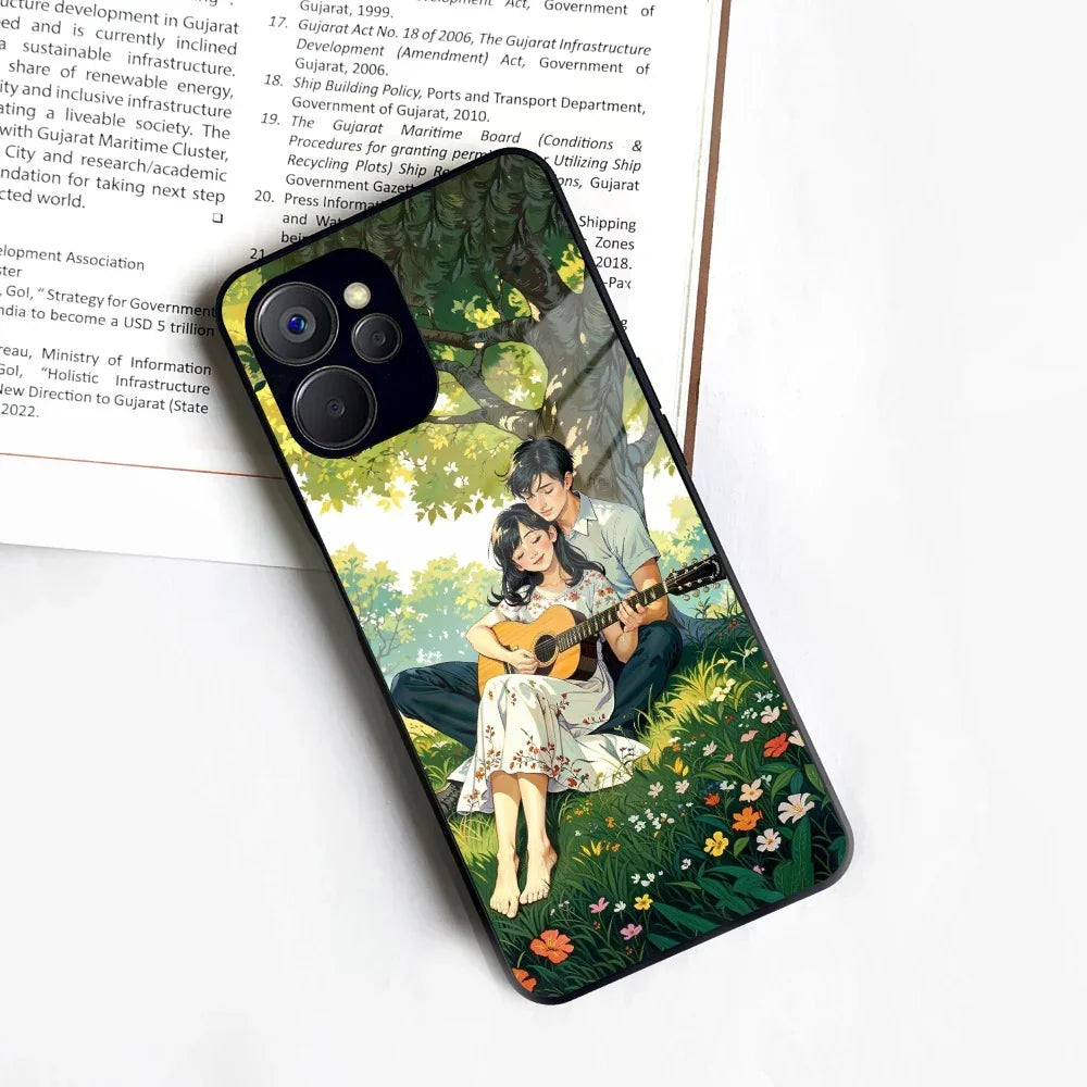 Strings of Love Glass Case Cover For Realme/Narzo - ShopOnCliQ