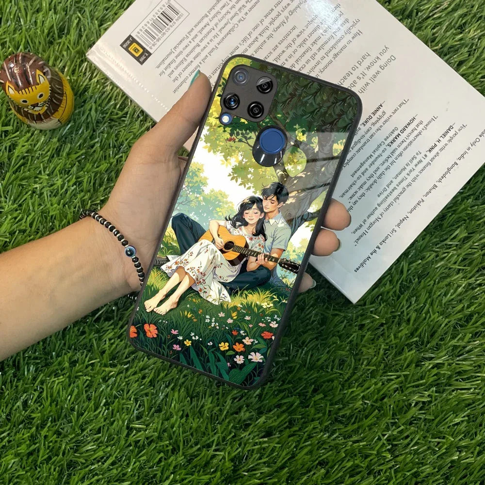 Strings of Love Glass Case Cover For Realme/Narzo - ShopOnCliQ