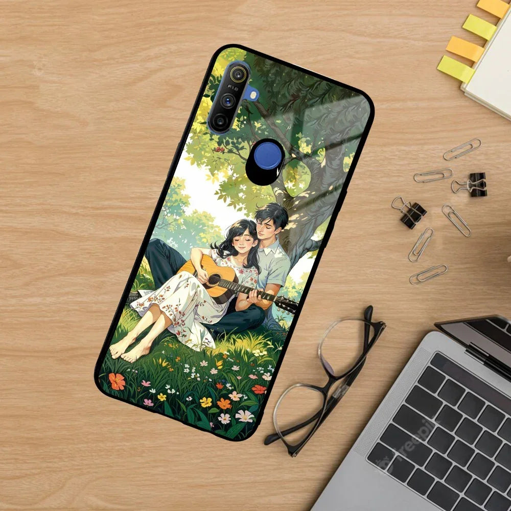 Strings of Love Glass Case Cover For Realme/Narzo - ShopOnCliQ