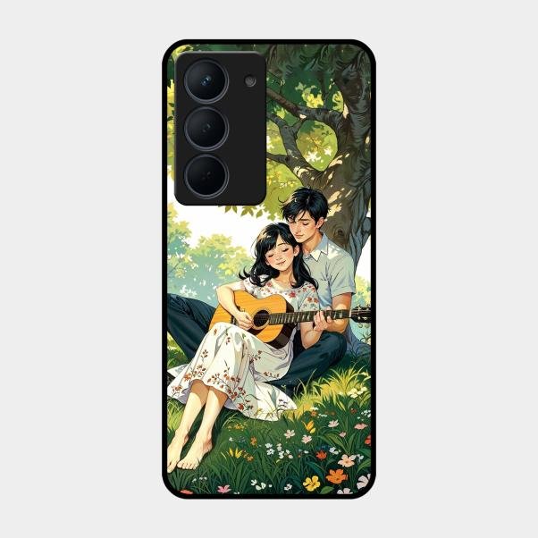 Strings of Love Glass Case Cover For Realme Narzo 80X 5G