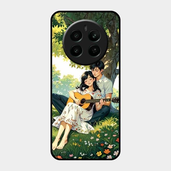 Strings of Love Glass Case Cover For Realme P1 5G