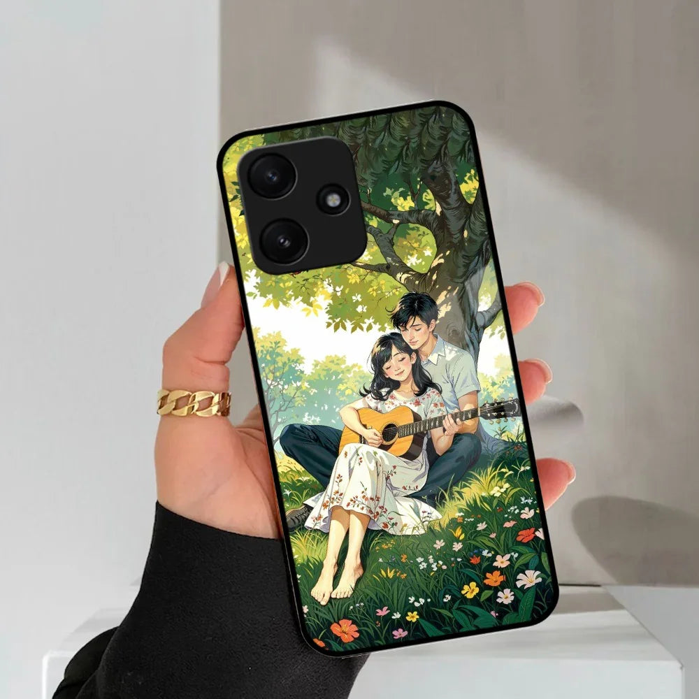 Strings of Love Glass Case Cover For Poco - ShopOnCliQ