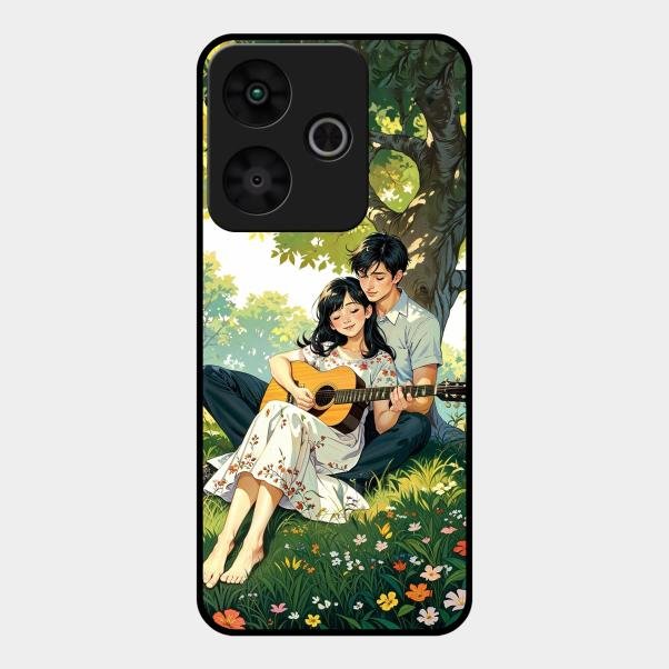 Strings of Love Glass Case Cover For Redmi 13 5G