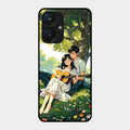 Strings of Love Glass Case Cover For Redmi 13C 5G