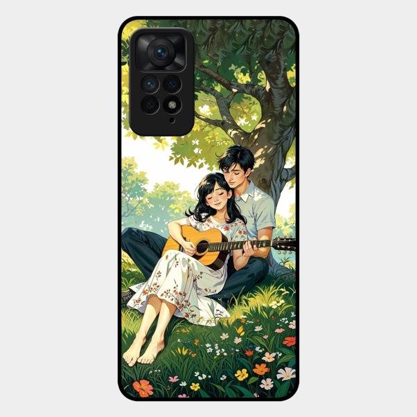 Strings of Love Glass Case Cover For Redmi Note 11 Pro Plus 5G