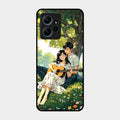 Strings of Love Glass Case Cover For Redmi Note 12 4G