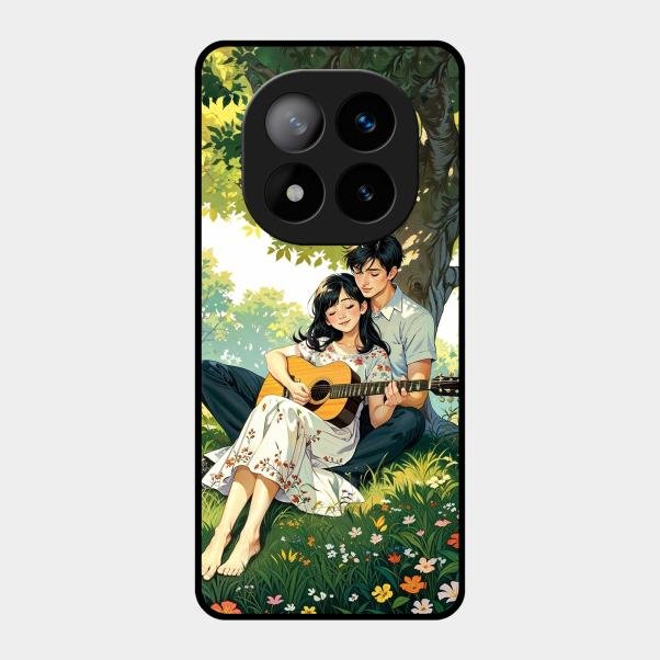 Strings of Love Glass Case Cover For Redmi Note 14 Pro Plus 5G