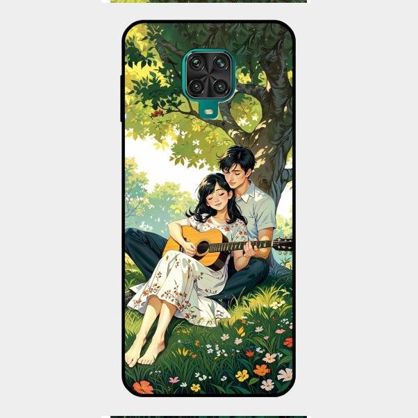 Strings of Love Glass Case Cover For Redmi Note 9 Pro