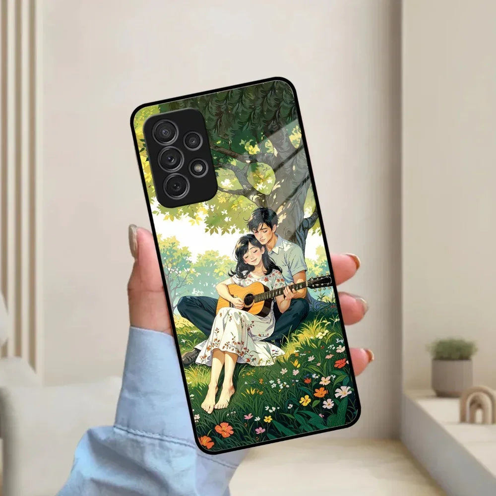 Strings of Love Glass Case Cover For Samsung - ShopOnCliQ