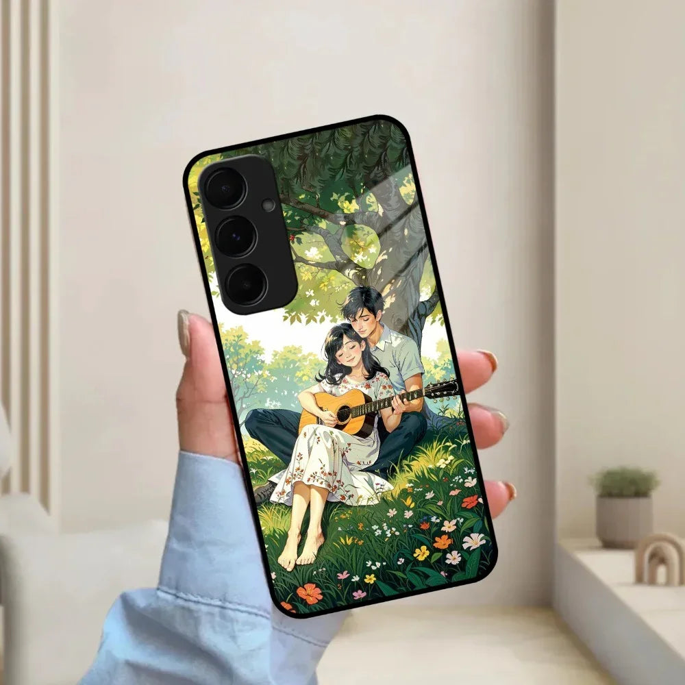 Strings of Love Glass Case Cover For Samsung - ShopOnCliQ