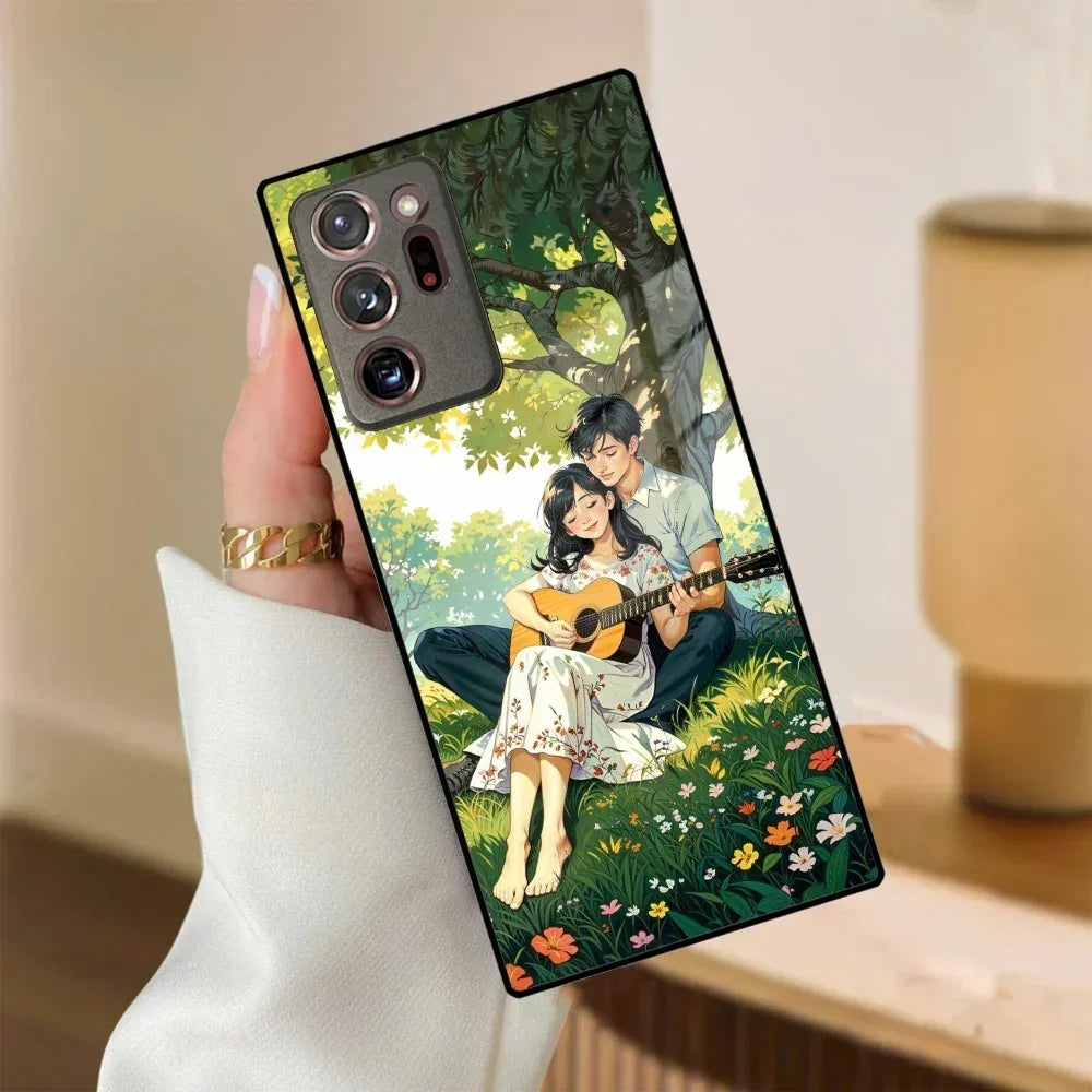 Strings of Love Glass Case Cover For Samsung - ShopOnCliQ