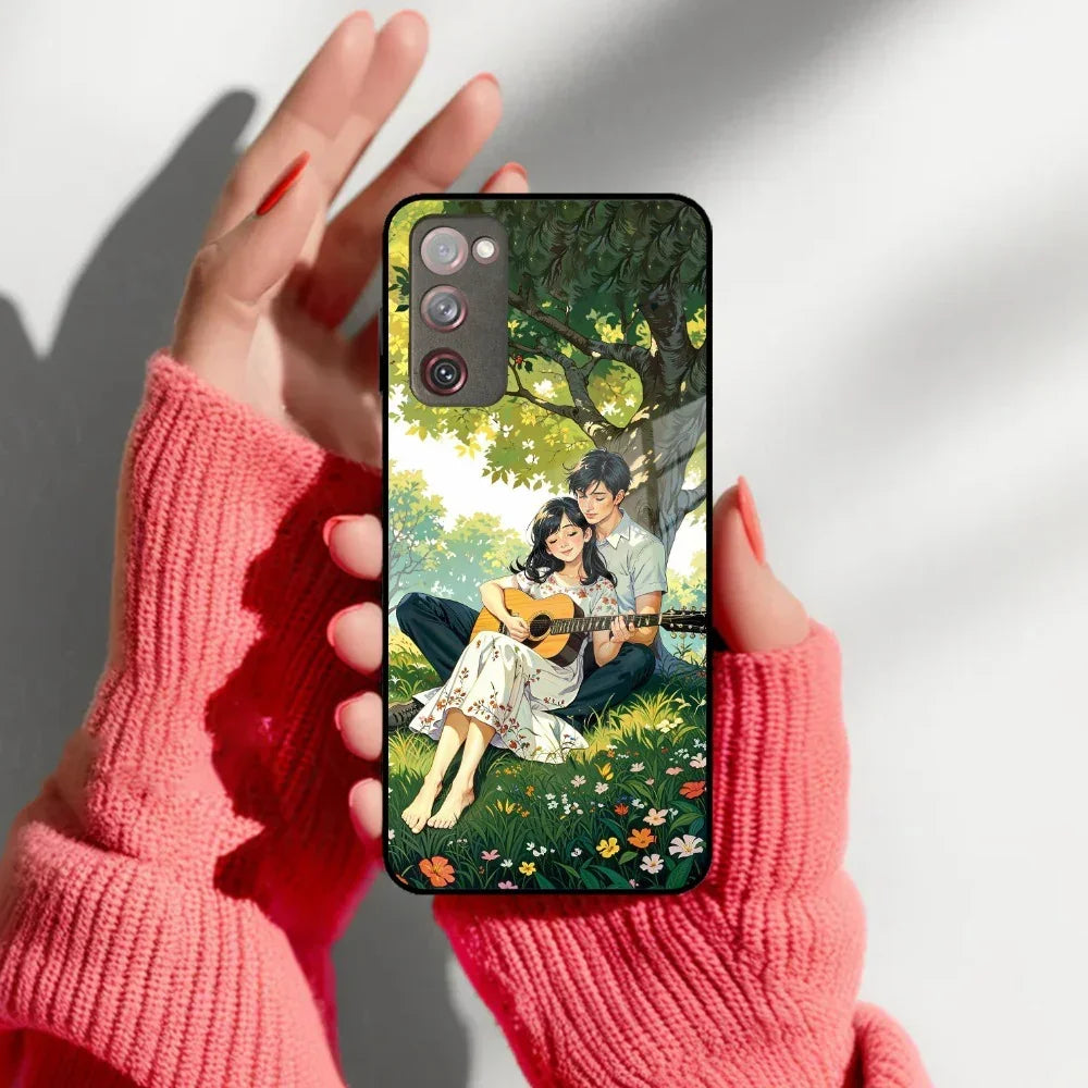 Strings of Love Glass Case Cover For Samsung - ShopOnCliQ