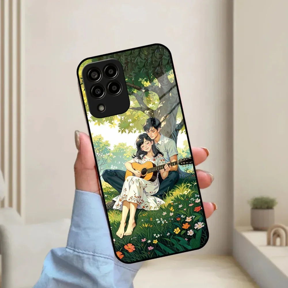Strings of Love Glass Case Cover For Samsung - ShopOnCliQ