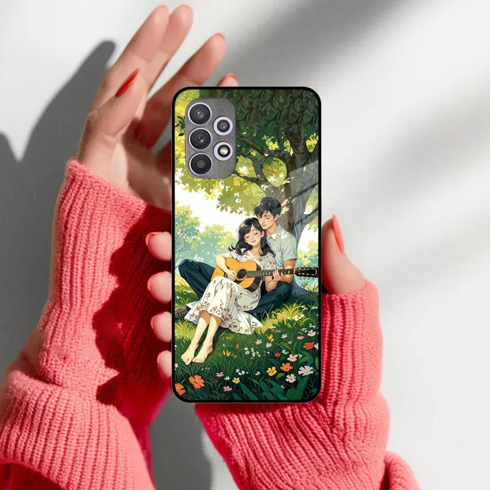 Strings of Love Glass Case Cover For Samsung - ShopOnCliQ