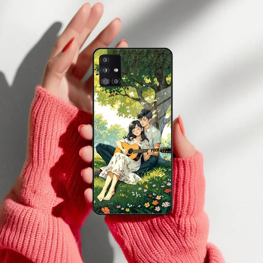 Strings of Love Glass Case Cover For Samsung - ShopOnCliQ