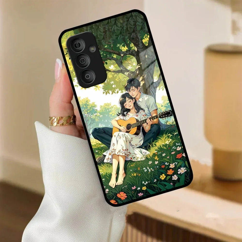 Strings of Love Glass Case Cover For Samsung - ShopOnCliQ